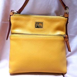 Dooney & Bourke Pebble Grain Crossbody Bag, Yellow
